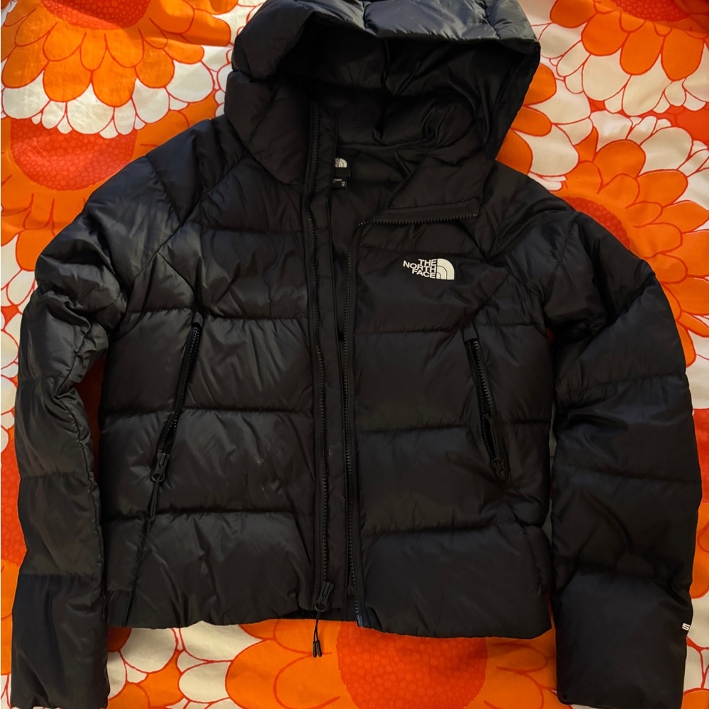 The North Face Black Cropped Puffer Jacket